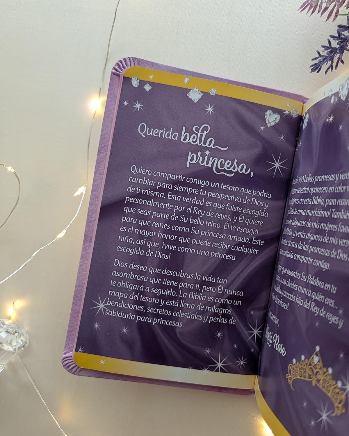 Biblia NTV Mi bella princesa rosa sim piel 6.6pt