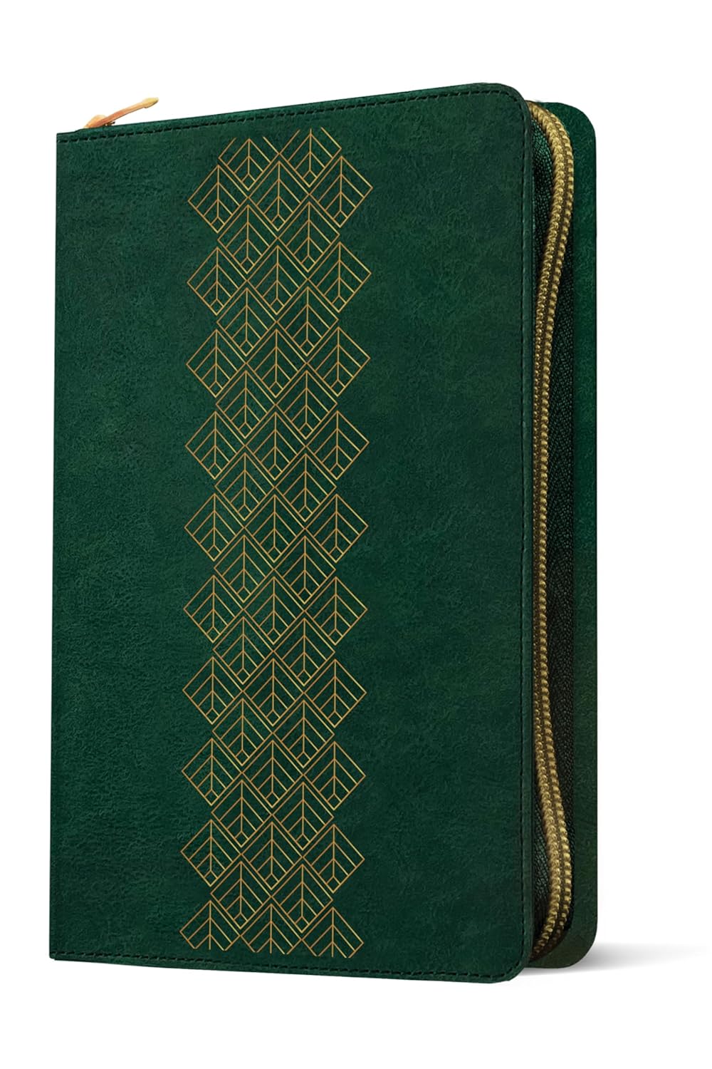 Biblia NTV Ultrafina con filament verde sim piel 8.75p