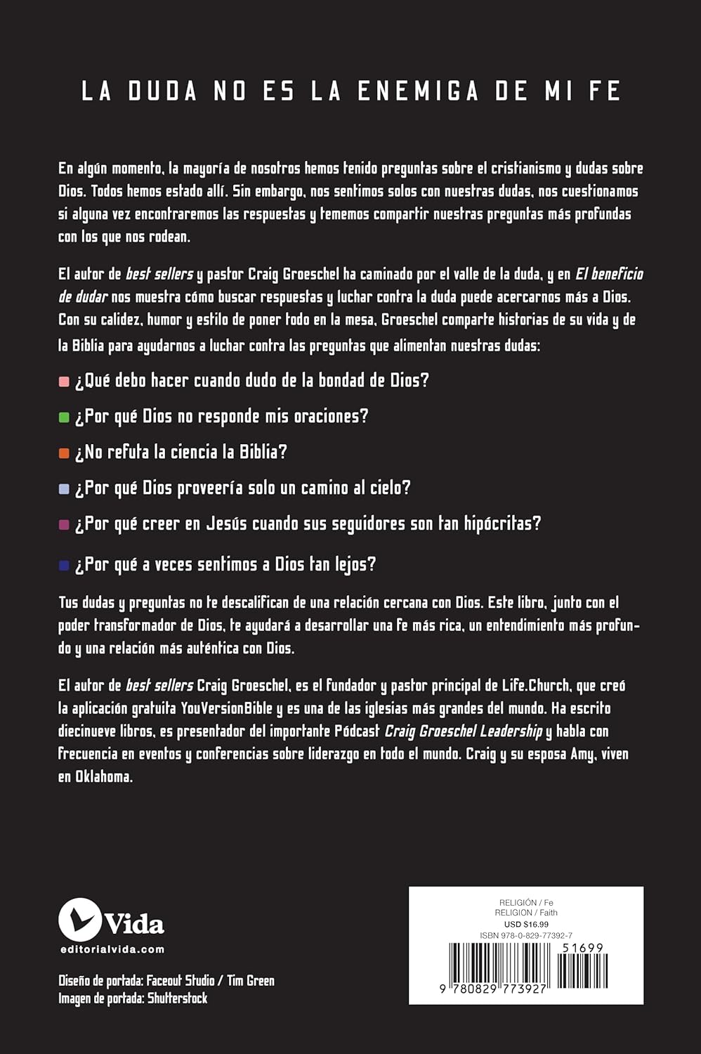 El beneficio de dudar: Cómo confrontar tus preguntas más profundas puede llevar a una fe abundante