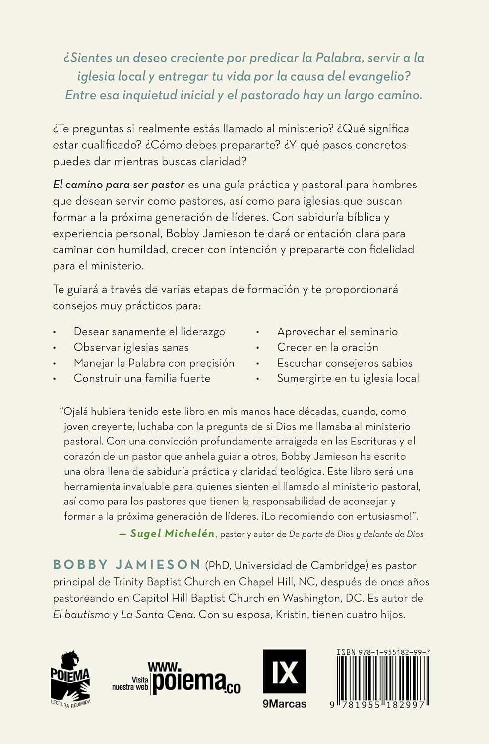 El camino para ser pastor