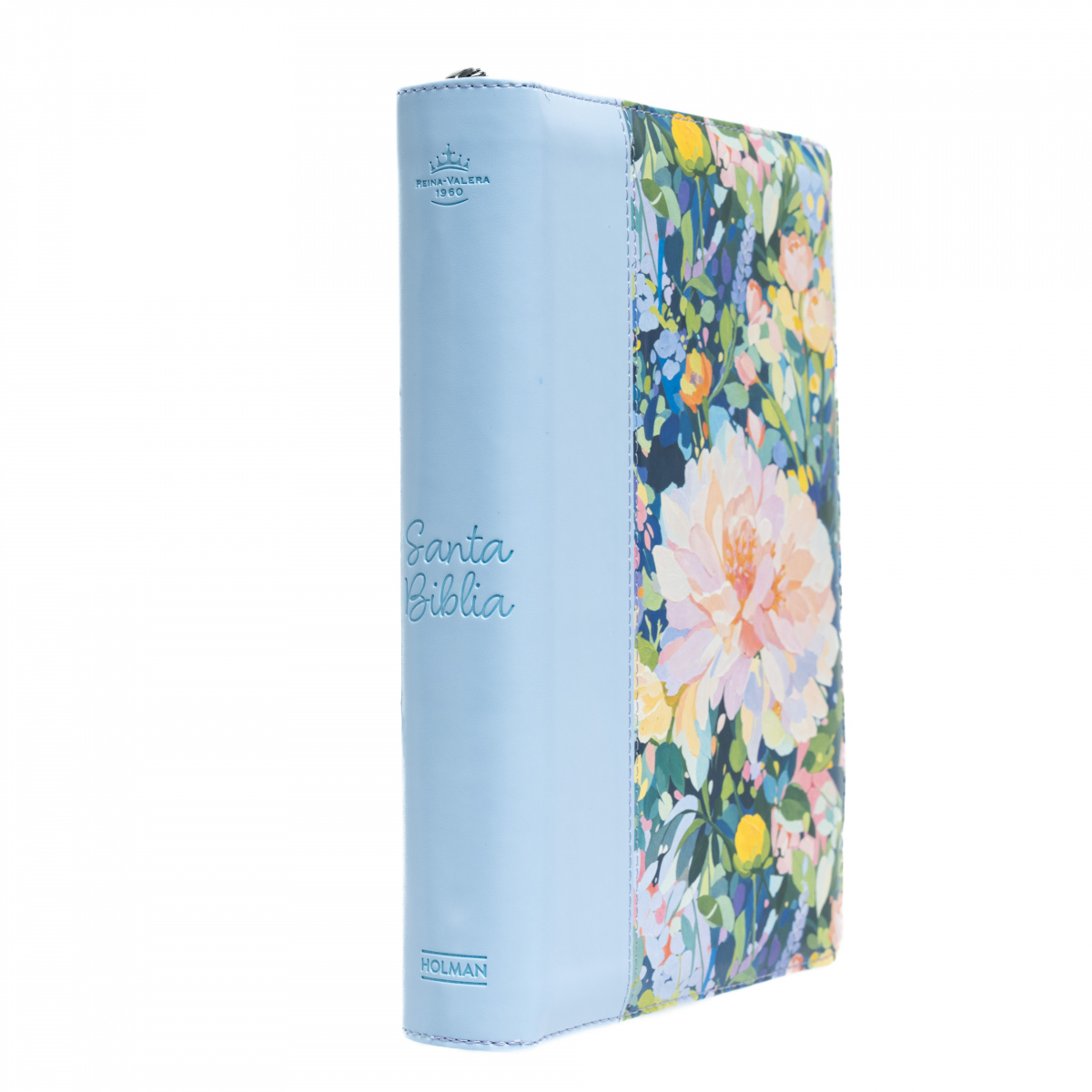 Biblia RVR1960 letra gigante celeste ed 2025 im piel índice cierre manual 14pt - Image 2