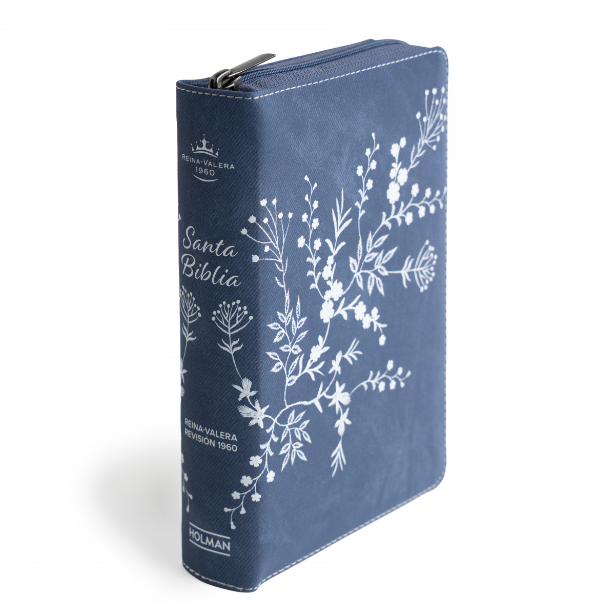 Biblia RVR1960 letra grande mezclilla ed 2025 im piel índice cierre chica 11pt - Image 4