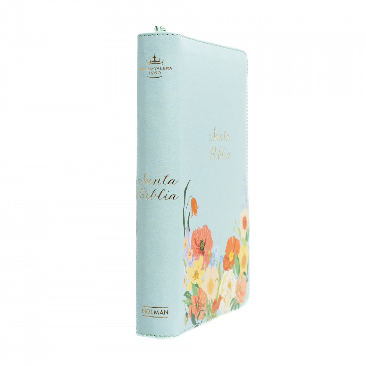 Biblia RVR1960 letra grande menta ed 2025 im piel índice cierre manual 12pt - Image 4