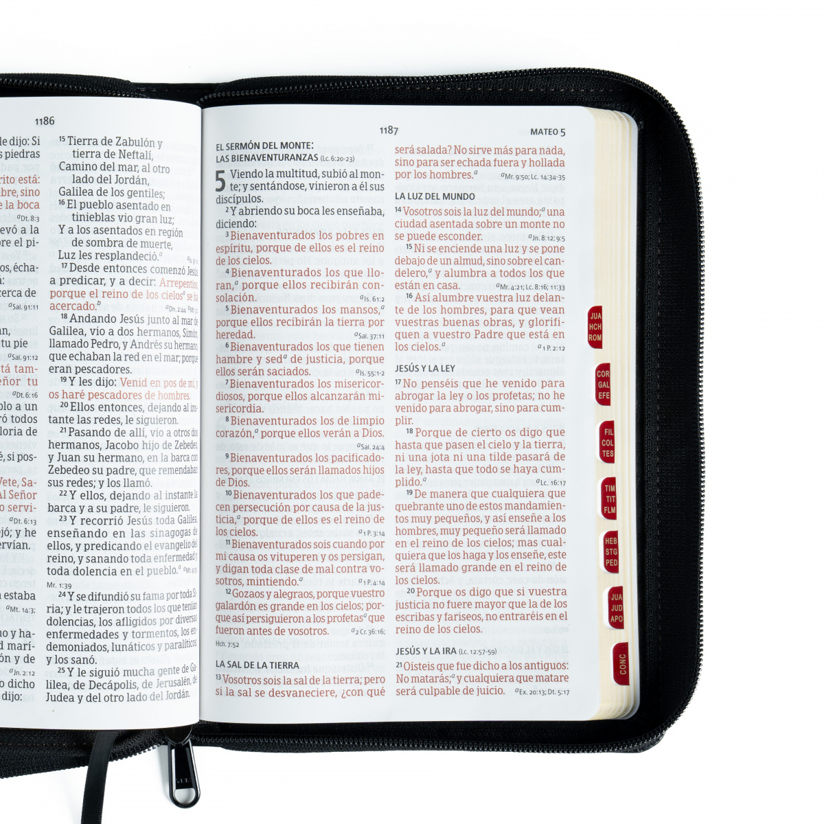 Biblia RVR1960 letra grande negro ed 2025 im piel índice cierre manual 12pt - Image 2