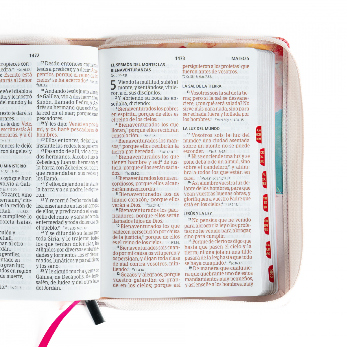 Biblia RVR1960 letra gigante multicolor ed 2025 im piel índice cierre manual 14pt - Image 4