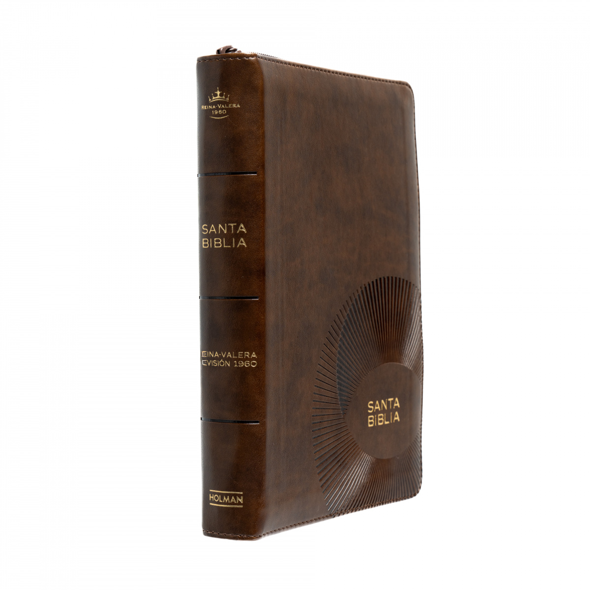 Biblia RVR1960 letra grande marron ed 2025 im piel índice cierre manual 12pt - Image 2