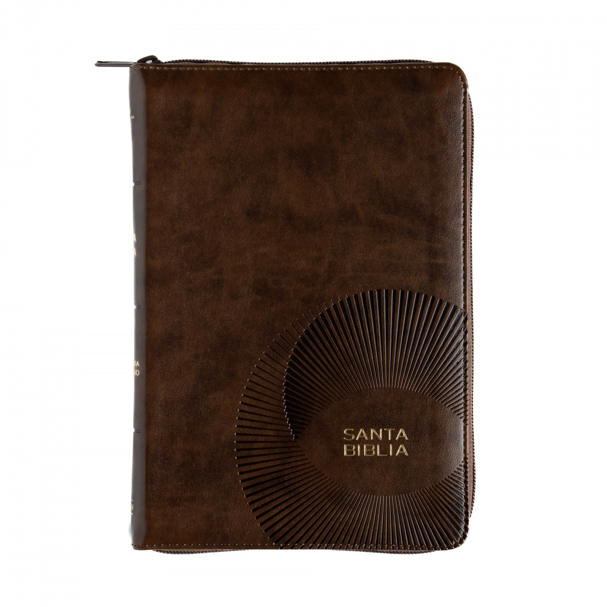 Biblia RVR1960 letra grande marron ed 2025 im piel índice cierre manual 12pt