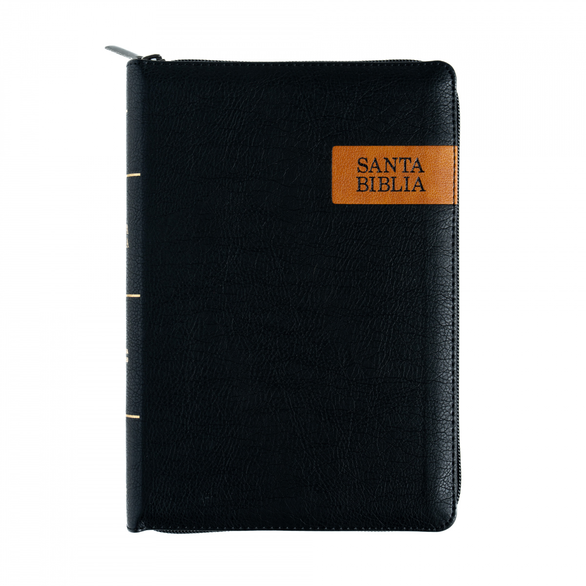 Biblia RVR1960 letra gigante negro caramelo ed 2025 im piel índice cierre manual 14pt