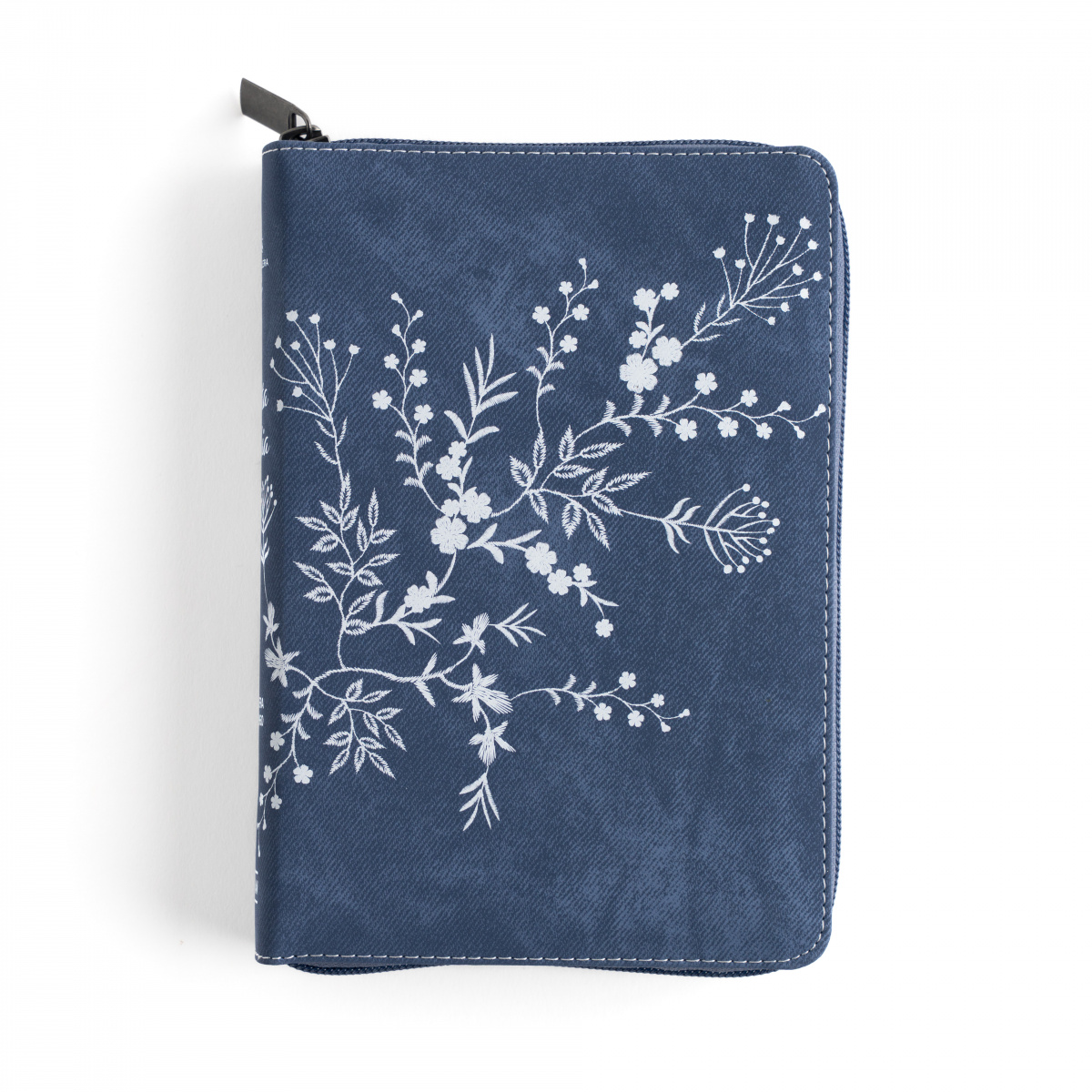 Biblia RVR1960 letra grande mezclilla ed 2025 im piel índice cierre chica 11pt