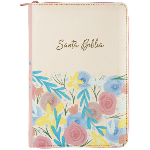 Biblia RVR1960 letra grande crema ed 2025 im piel índice cierre manual 12pt