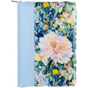 Biblia RVR1960 letra gigante celeste ed 2025 im piel índice cierre manual 14pt