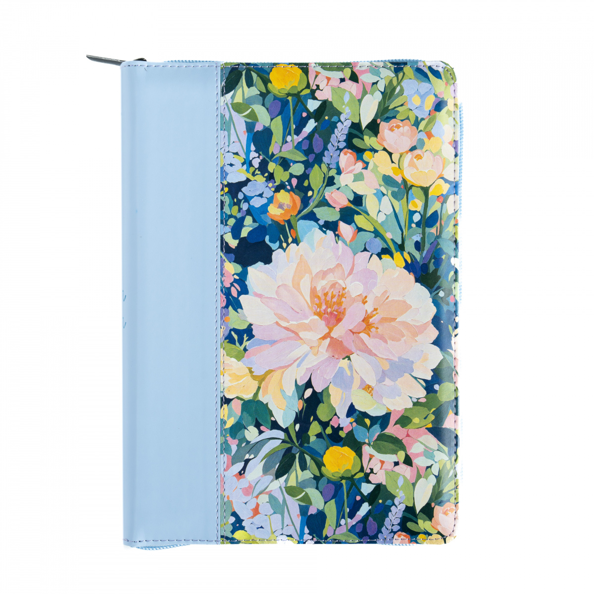 Biblia RVR1960 letra gigante celeste ed 2025 im piel índice cierre manual 14pt