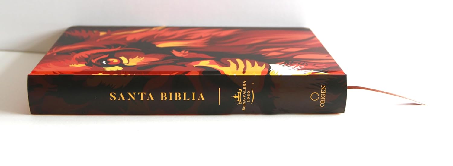 Biblia RVR1960 León de Judá marrón cto pintado tapa dura manual 10.5pt - Image 2