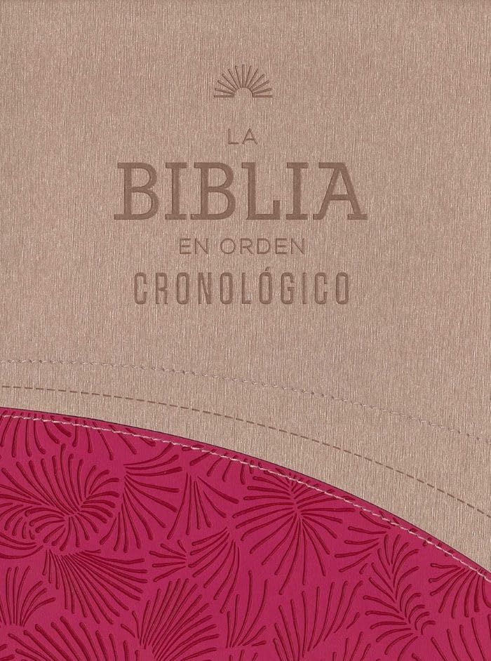 Biblia RVR1960 Orden cronológico rosa im piel