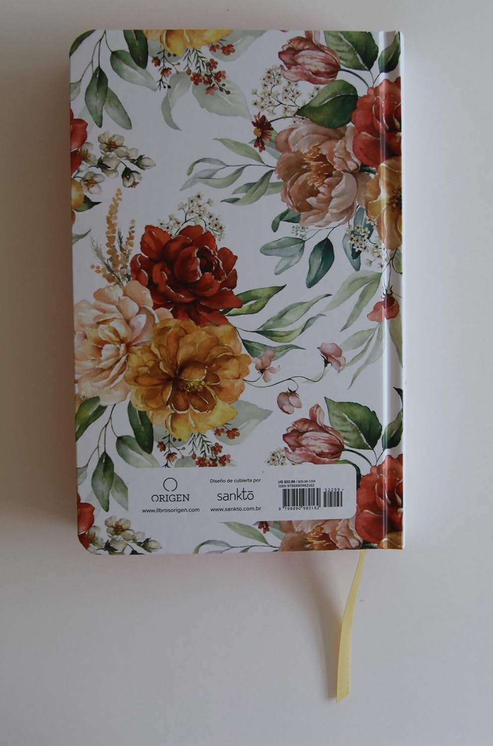 Biblia RVR1960 letra grande flores rosadas y cto pintado tapa dura manual 10.5pt - Image 8