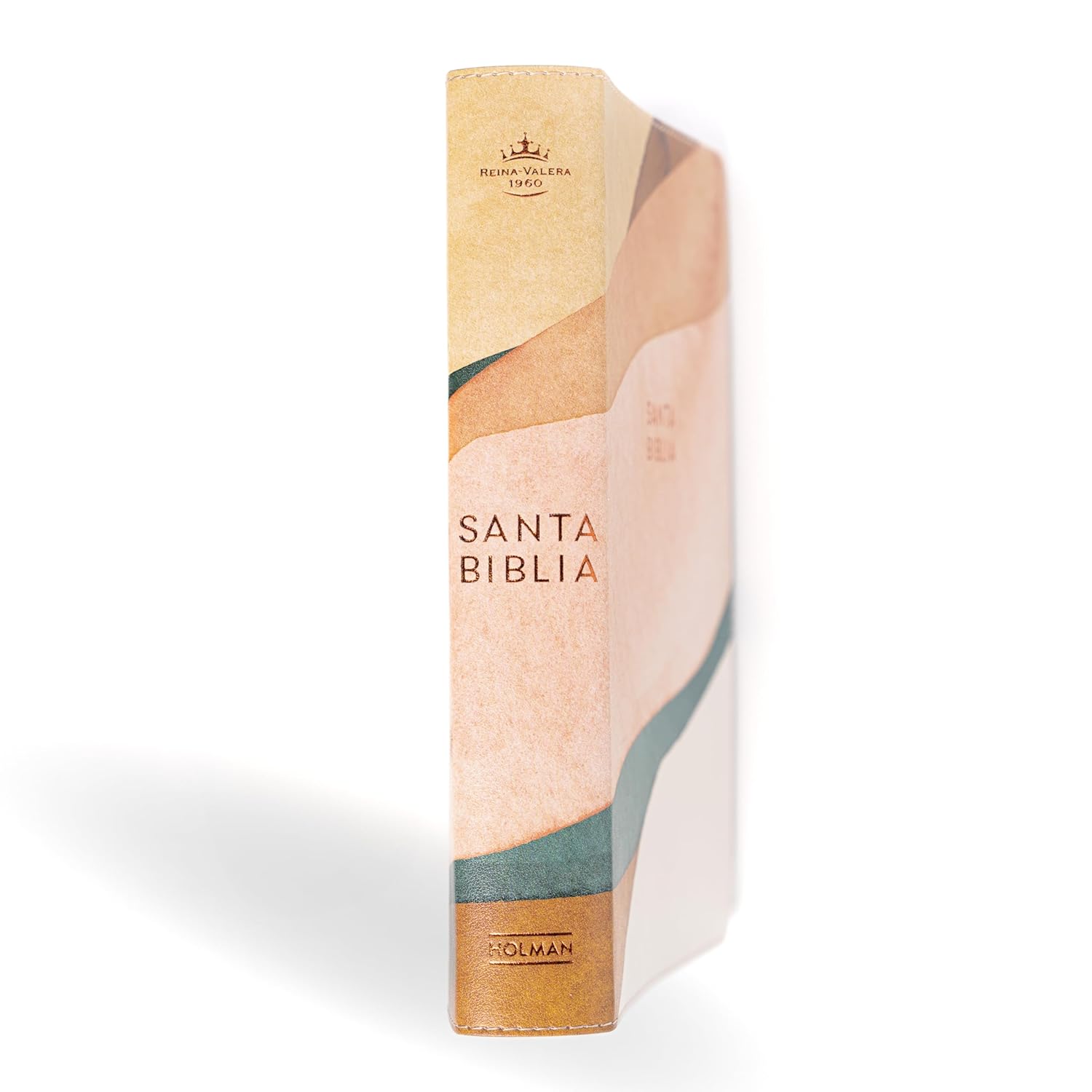 Biblia RVR1960 letra grande ed esp acuarela im piel manual 12pt - Image 3
