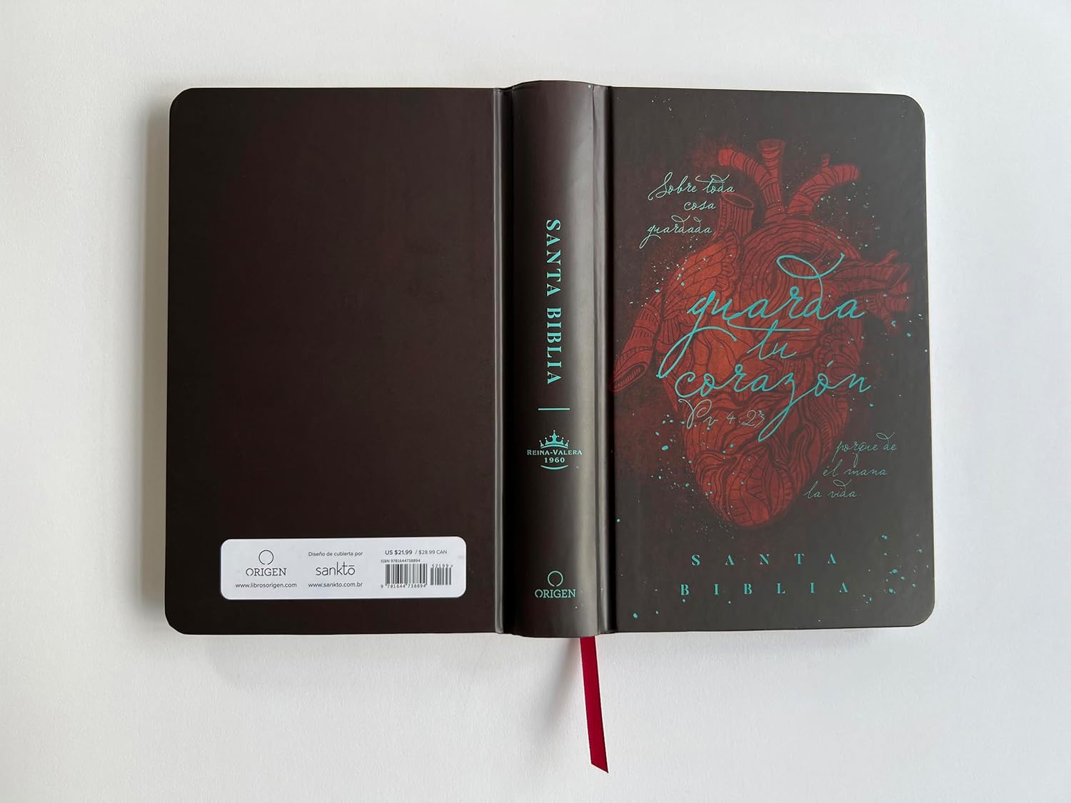 Biblia RVR1960 Nombres de Dios guarda tu corazon tapa dura - Image 2