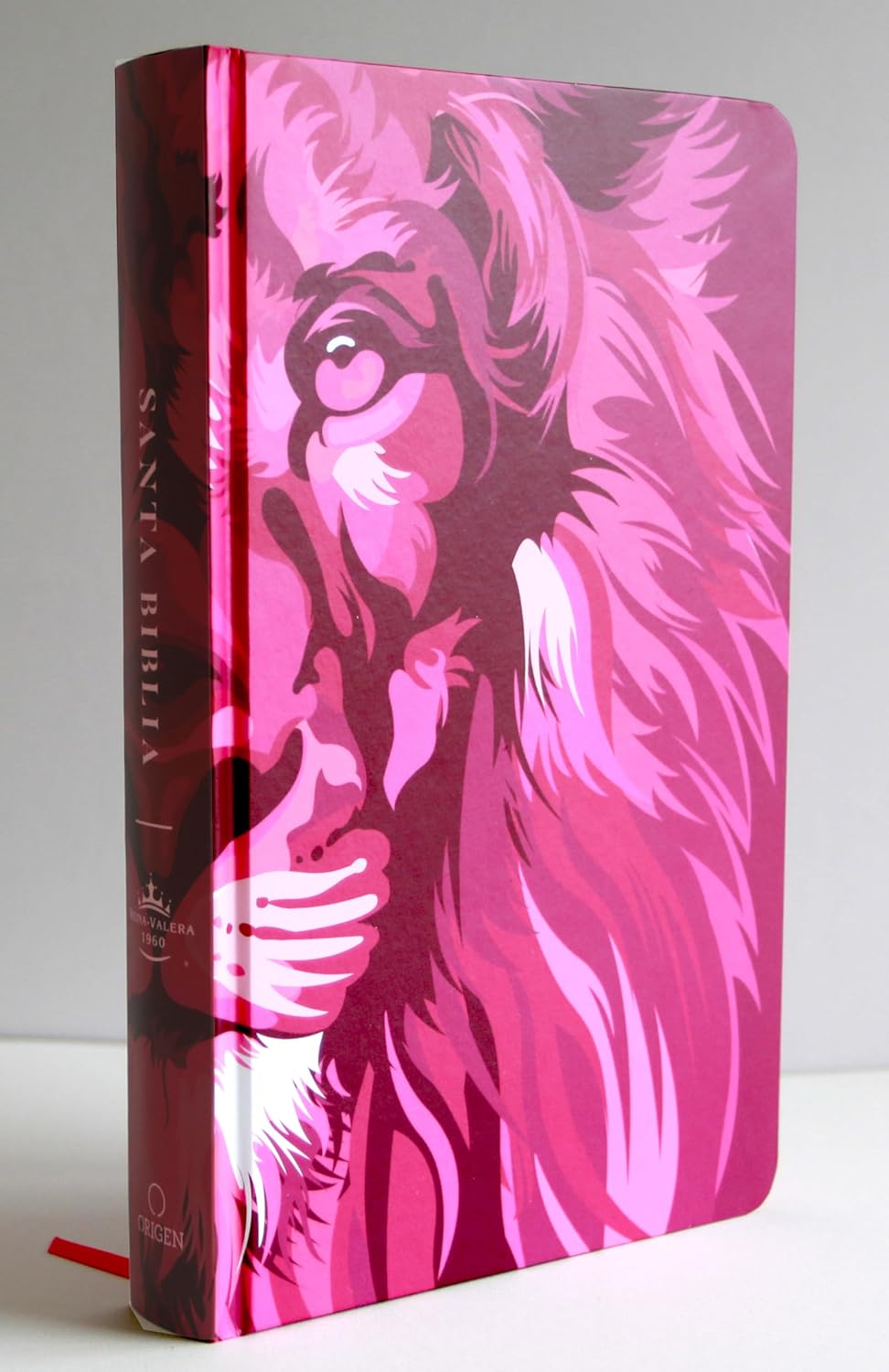 Biblia RVR1960 Leon de Juda rosada cto pintado tapa dura manual 10.5pt - Image 5