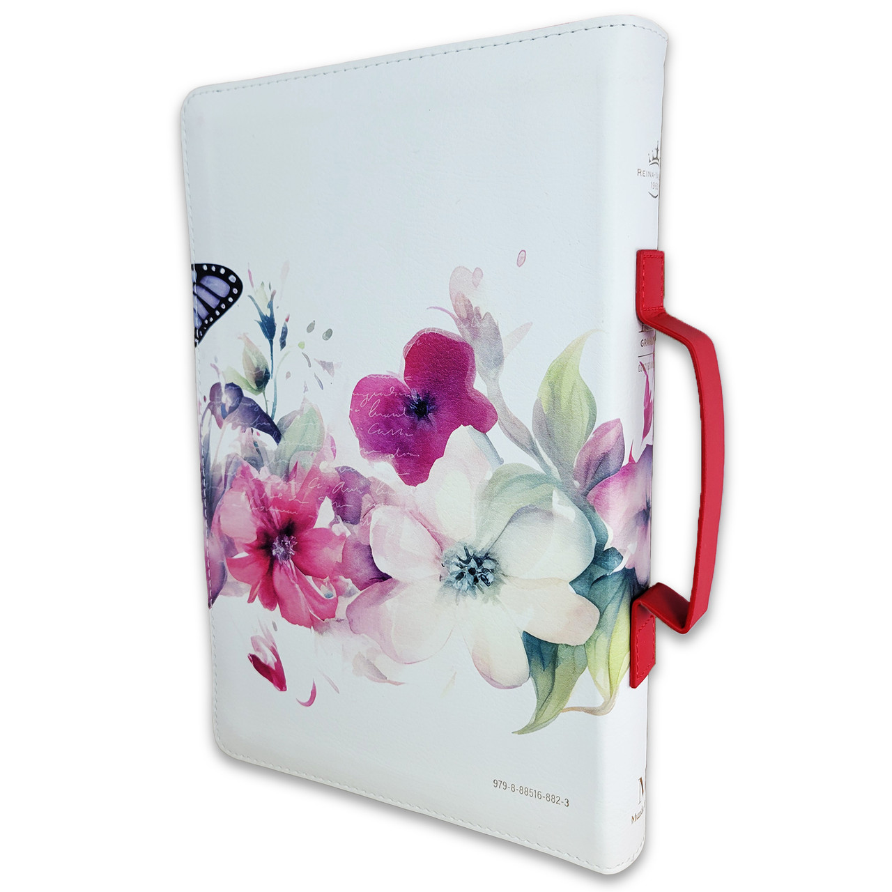 Biblia RVR1960 Pretty rosa cto pintado im piel cierre índice manual 12.5pt - Image 5