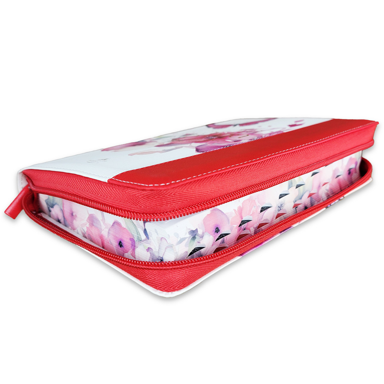 Biblia RVR1960 Pretty rosa cto pintado im piel cierre índice manual 12.5pt - Image 3