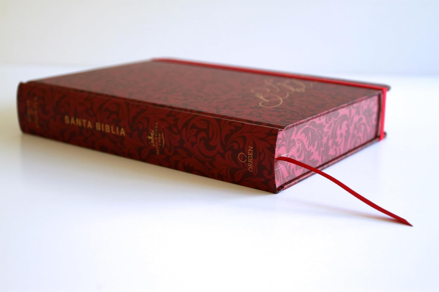 Biblia RVR1960 Apuntes vino cto pintado tapa dura manual 11pt