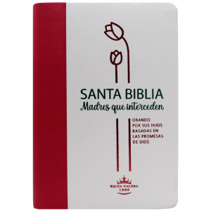 Biblia RVR1960 Madres que interceden fucsia/rosa 12pt RVR066LGPJR-MI