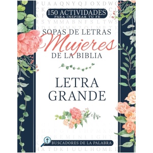 Sopas de letras Mujeres de la Biblia: Letra grande