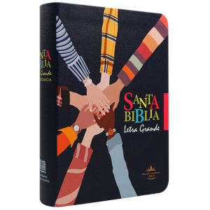 Biblia RVR1960 chica l gde negra manos RVR045cLG UT