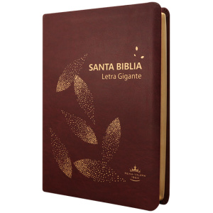 Biblia RVR1960 grande l gte vino hojas RVR085cLGIPJR AZ