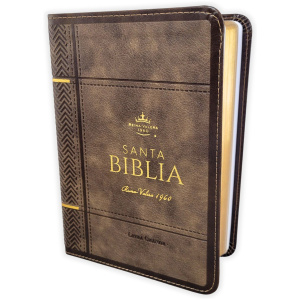 Biblia RVR1960 Neoclassic mokka canto dorado  im piel CON C TM 12pt