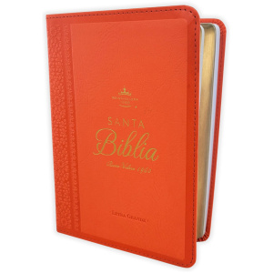 Biblia RVR1960 Neoclassic coral canto dorado im piel concordancia manual 12pt