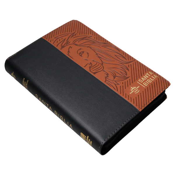 Biblia RVR1960 mediana leon azul/marron 12pt RVR066cLGiPJRZTI - Image 4