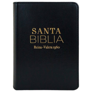 Biblia RVR1960 Clasica negro im piel bolsillo 8.5pt 025c PJR
