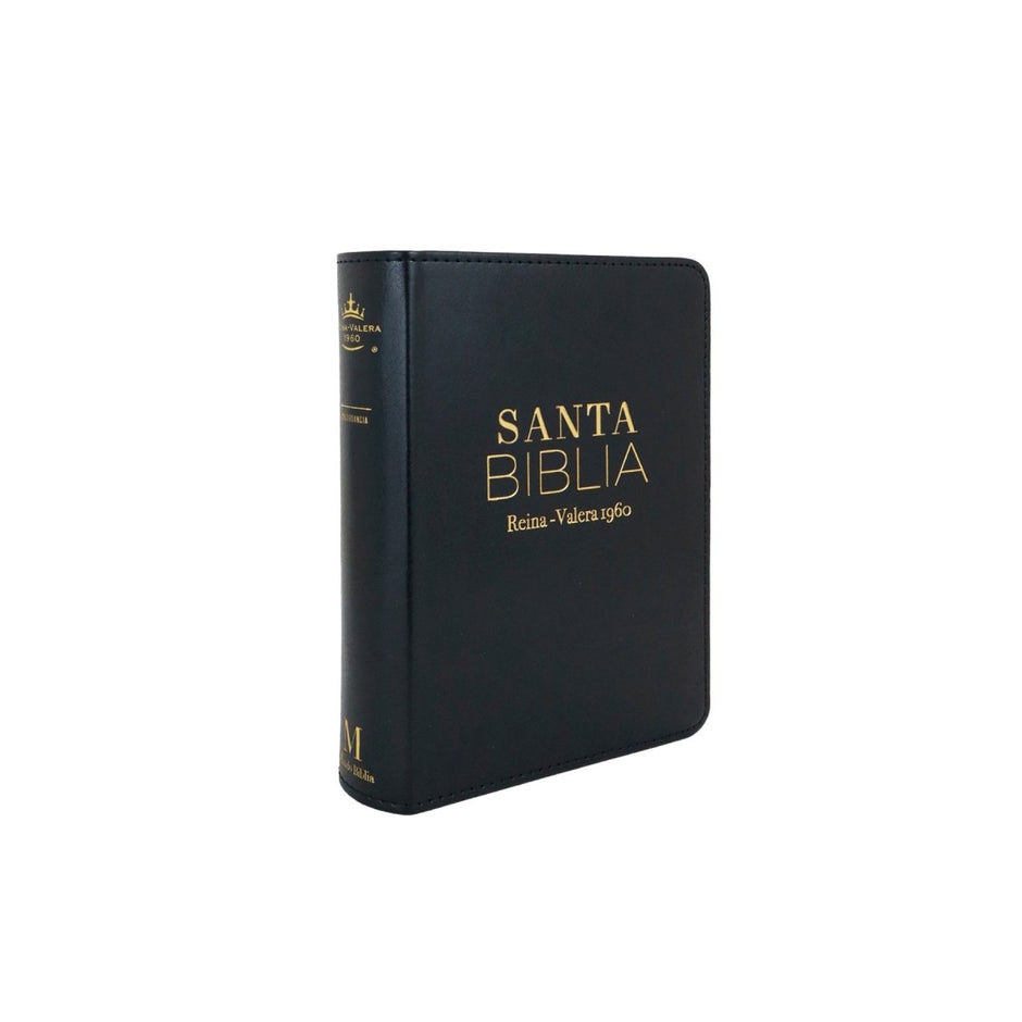 Biblia RVR1960 Clasica negro im piel bolsillo 8.5pt 025c PJR