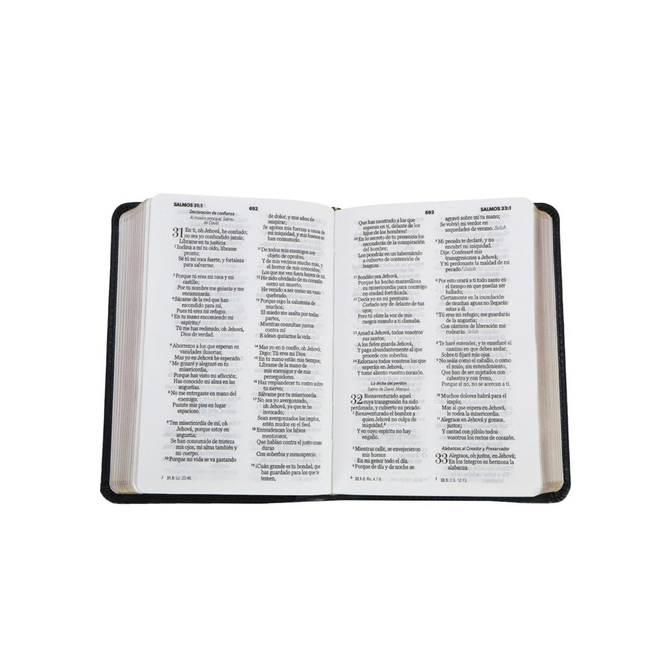 Biblia RVR1960 Clasica negro im piel bolsillo 8.5pt 025c PJR
