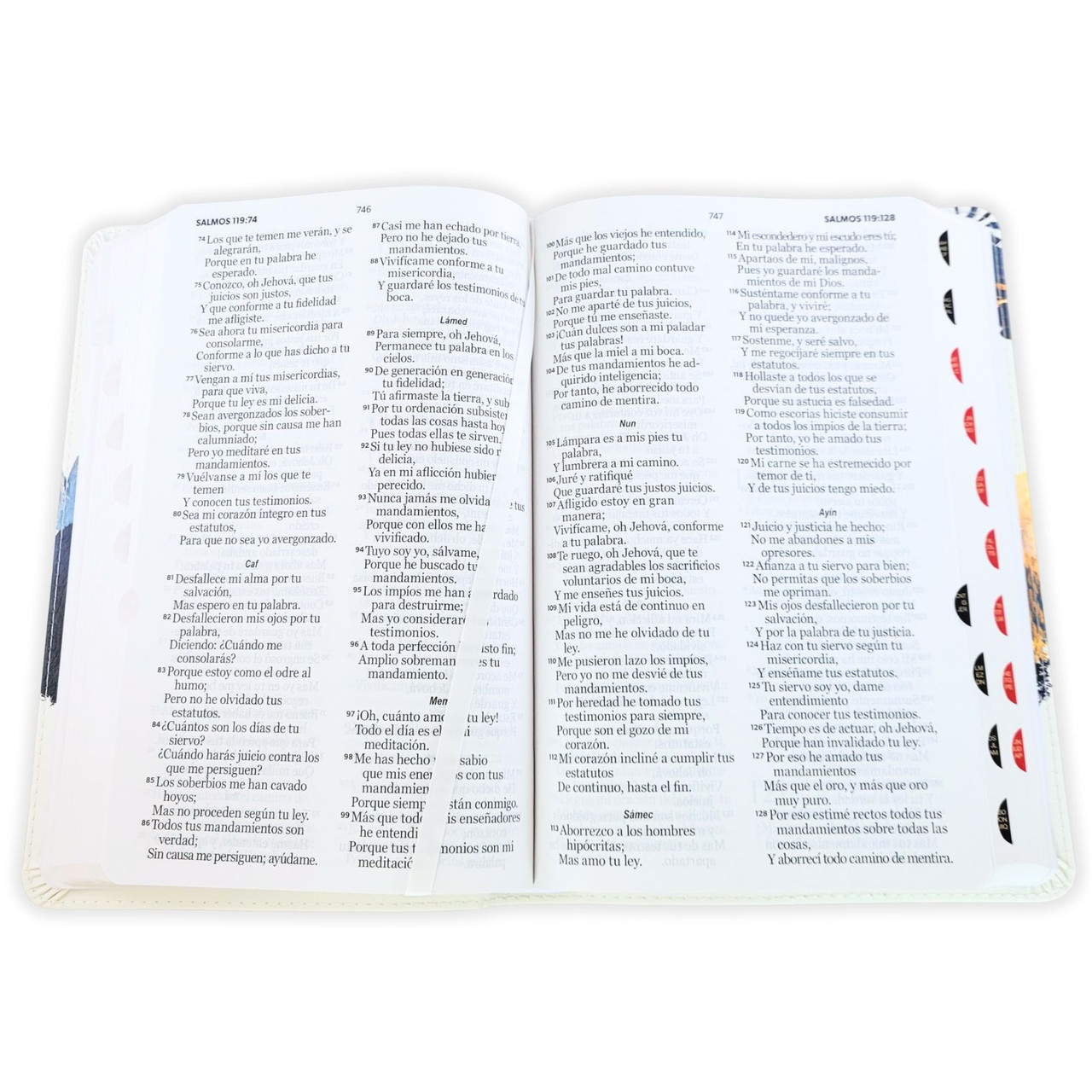 Biblia RVR1960 Coleccion supreme blanco aguila im piel índice CON C 12.5pt