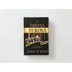 Biblia RVR1960 Heroes negra TD TM 12.5pt