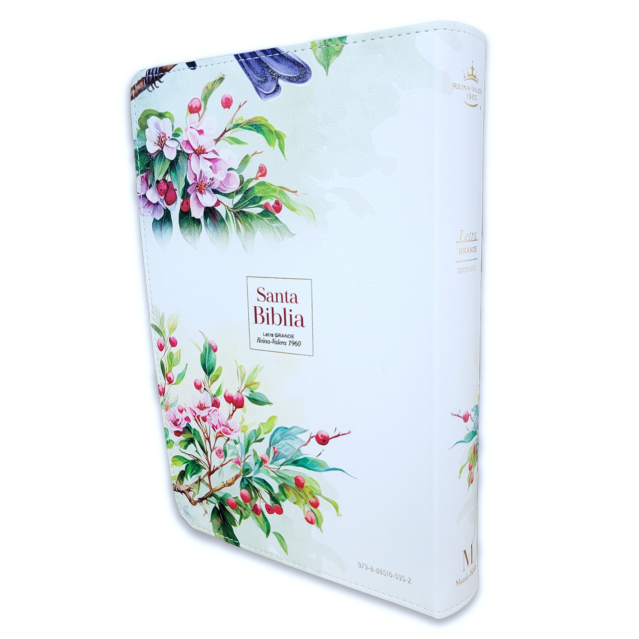 Biblia RVR1960 Supreme vintage cto blanco im piel TM 12.5pt