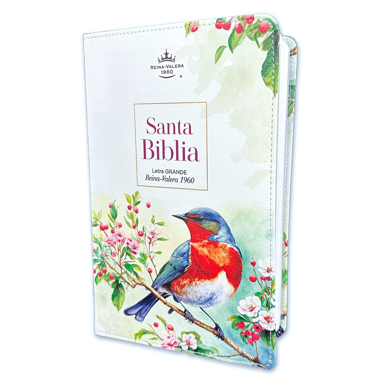 Biblia RVR1960 Supreme vintage cto blanco im piel TM 12.5pt