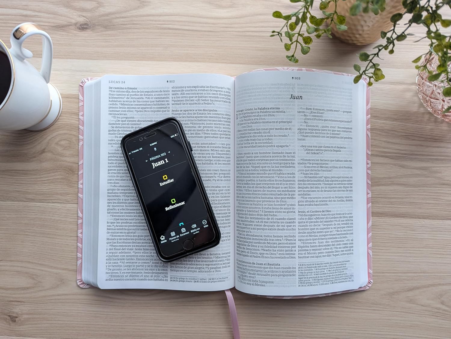 Biblia NTV valor premium rosa sim piel lt gde - Image 5