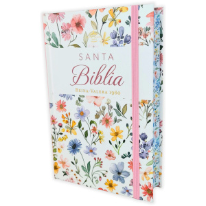 Biblia RVR1960 Primavera Blanca tapa dura manual 12.5pt