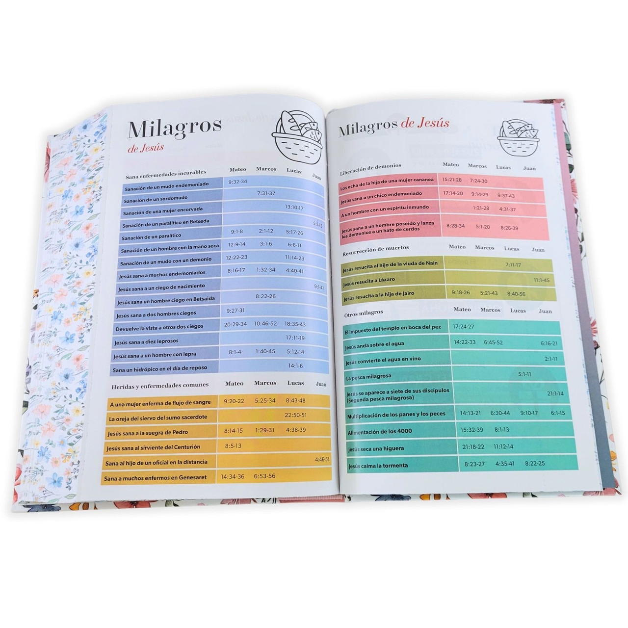 Biblia RVR1960 Primavera Blanca tapa dura manual 12.5pt