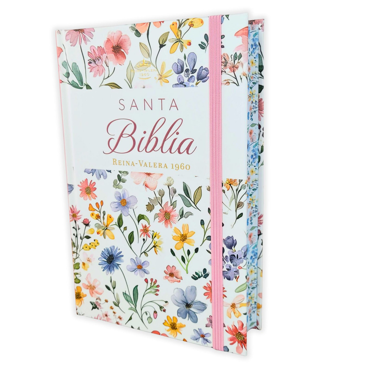 Biblia RVR1960 Primavera Blanca tapa dura manual 12.5pt