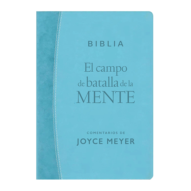 Biblia RVR1960 Campo de batalla turquesa im piel