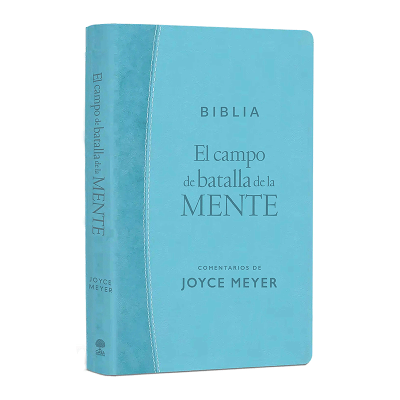 Biblia RVR1960 Campo de batalla turquesa im piel