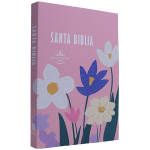 Biblia RVR1960 chica rustica flores rosa RVR040e DF