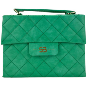 Biblia RVR1960 Deluxe Bag verde con broche y asa im piel cartera 10pt