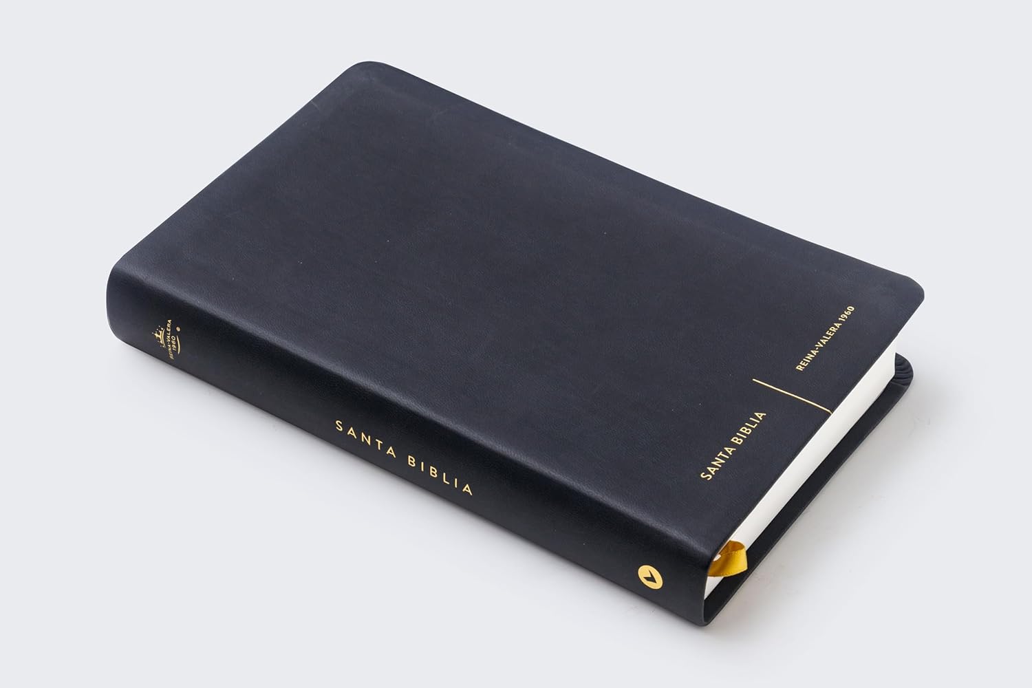Biblia RVR1960 premios y regalos negra im piel 10.5pt