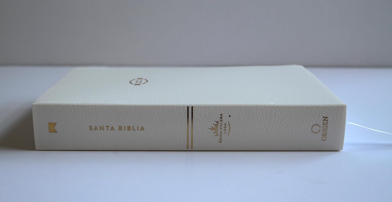 Biblia RVR1960 Regalos y premios blanca im piel manual 8pt