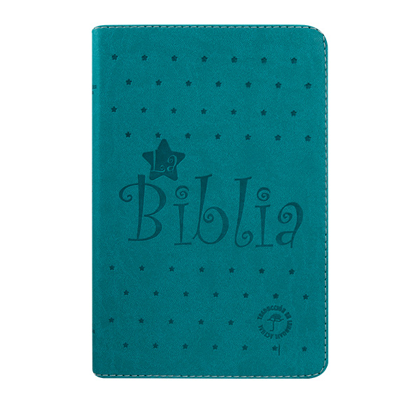Biblia TLA mediana verde aquamarina TLA066LGPJR